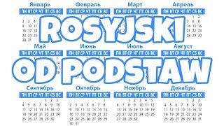 🇷🇺 Dni tygodnia i miesiące po rosyjsku📆НЕДЕЛЯ po rosyjsku to tydzień 📅 Rosyjski od podstaw [upl. by Lynde336]