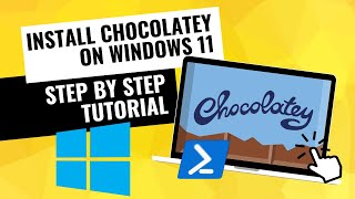 how to install Chocolatey on Windows 11 [upl. by Asli463]