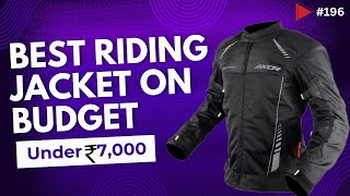 Best Budget Riding Jacket  AXR NIMBUZ K [upl. by Nylynnej]