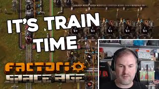 Its Time for Trains amp Solar Power  Factorio Space Age [upl. by Hanus426]