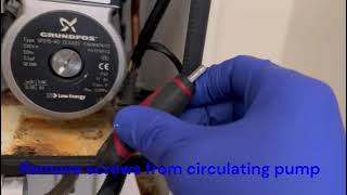 How to replace circulating pump head on an Ideal Logic boiler step by step [upl. by Berkow]