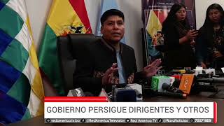 GOBIERNO PERSIGUE DIRIGENTES Y OTROS [upl. by Barnaba]