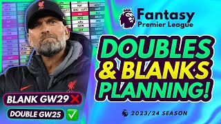 FPL GW22 WHO WILL DOUBLE amp WHO WILL BLANK 🤔  Blank Gameweek 29 Chip Strategy Explained 202324 [upl. by Edelsten]