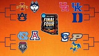 2024 March Madness Tournament Predictions FULL BRACKET [upl. by Rod636]