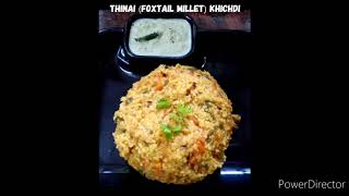 Foxtail Millet Khichdi [upl. by Enylcaj]