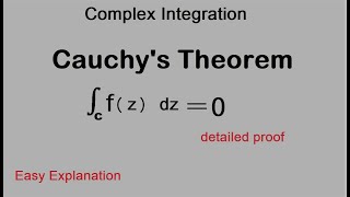 Complex Integration Cauchys Theorem Theta Classes [upl. by Ahsirtap]