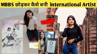 shikha sharma arts की अनसुनी कहानी  shikha sharma lifestory  International ARTIST [upl. by Terza]