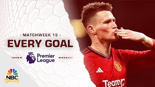 Every Premier League goal from Matchweek 15 202324  NBC Sports [upl. by Wallack]