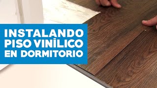 Cómo instalar piso vinílico en dormitorio [upl. by Lim7]