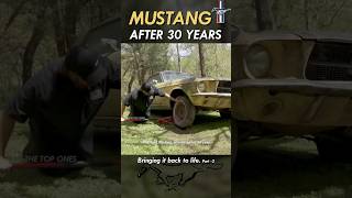 1967 Ford Mustang abandoned for 28 years  Rescued and Restored  Part 2 [upl. by Assirt]