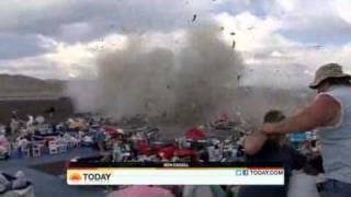 ★WARNING★ Reno air races airplane crash 2011 GRAPHIC Video [upl. by Narik66]