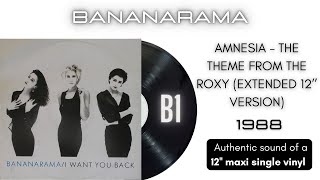 Bananarama  Amnesia  The Theme from The Roxy Extended 12 Version 12 maxi single [upl. by Nellek197]