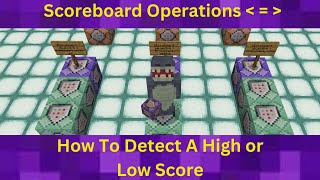 Scoreboard Operations How to Detect A High Or Low Score [upl. by Jerrilee]