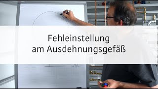 Tutorial Heizungstechnik  Klassische Fehleinstellung am Ausdehnungsgefäß  Teil 1 [upl. by Rehttam354]