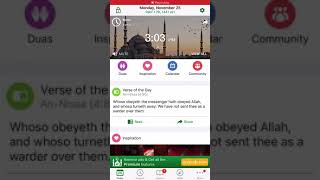 Muslim Pro App ASR Prayer time settings for Hanafi Madhhab iOS Users [upl. by Wheelwright]