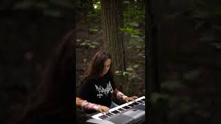 Nargaroth The Day Burzum Killed Mayhem shorts piano blackmetal pianocover [upl. by Ahsimaj]