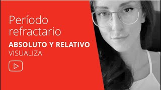 Período refractario ABSOLUTO y RELATIVO neurona PA III  T 7 psicobiología UNED [upl. by Ck]