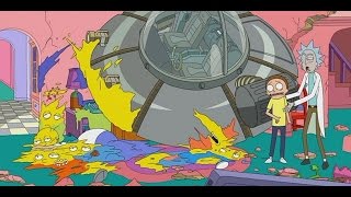 Rick and Morty  Inside the microverse battery Featuring Stephen Colbert [upl. by Ilka]