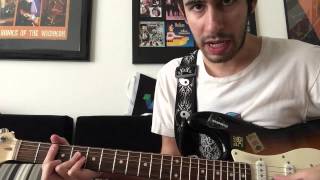 Grouploves Bojack End Theme Guitar Tutorial No Capo amp Play Along at the End [upl. by Tybi35]