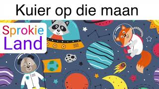 🌖 🐻Kuier op die maan  dierestories  luisterstories  kleuterstories  ruimte storie [upl. by Suhsoj55]