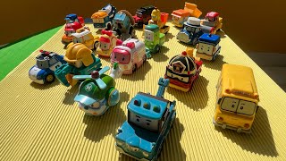 Robocar Poli and friends having fun  Toys Robocar Poli  Amber Poli Benny Bruner Helly [upl. by Hugues]