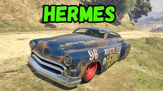 Hudson Hornet in GTA 5 Online  Albany Hermes Customization  Doomsday Heist DLC [upl. by Nady52]