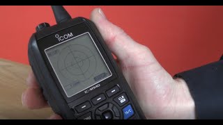 Introducing the Icom ICM94D…the World’s First Marine VHF Handheld Radio with AIS Receiver [upl. by Kinsler]