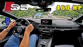 JUST LOOK AWAY AUDI S5 is ILLEGAL but FAST on AUTOBAHN [upl. by Ardis]