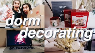 DORM CHRISTMAS DECORATING ON A BUDGET [upl. by Havard]