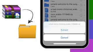 How To Extract Rar amp Zip Files On iOS iPhone amp iPad [upl. by Warrin195]
