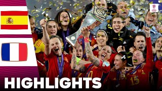 Spain vs France  Highlights  UEFA Womens Nations League Final 28022024 [upl. by Salomo865]