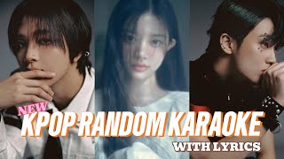 KPOP RANDOM KARAOKE CHALLENGE WITH LYRICS  POPULAR amp ICONIC [upl. by Anim279]