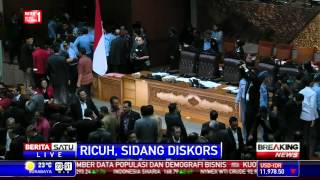 Breaking News Paripurna Ricuh Sidang Diskors [upl. by Jermain]