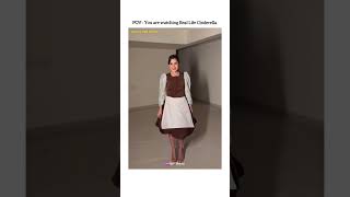 Real life Cinderella urfijaved cinderella disney princess edit bollywood trending [upl. by Giff]