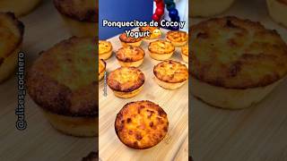 ¡Ponquecitos de coco y yogur en 30 minutos Receta fácil y deliciosa para cualquier ocasión❤️😋 [upl. by Leinod]