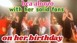 SOLID NA SWEET PA BEA ALONZO Personal na BINATI Ng Kanyang mga SOLID FANS on HER 37th BIRTHDAY [upl. by Colwell425]