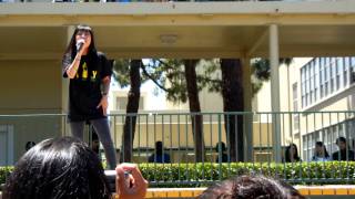 Monica Parales singing at the Senior Rally [upl. by Grefer]