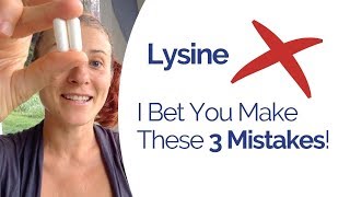 Are You Making These 3 Lysine Supplement Mistakes Learn What to AVOID [upl. by Tirza305]