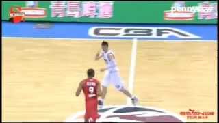 Tracy McGrady Elbows amp Knocks Down a chinese player after he gave TMac the Mutombo finger wag [upl. by Nehgaem]