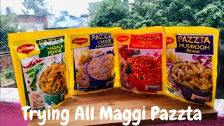 Trying All Maggi Pasta  Maggi Pazzta Recipe pasta maggi [upl. by Barraza895]