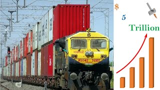 Dedicated freight corridor  A step towards 5 trillion dollar economy [upl. by Cock]