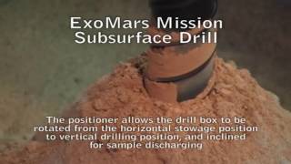 The ExoMars drill  footage from testing [upl. by Tiphany]