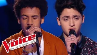 Saez – Jeune et con  Axel Adou VS Antoine Conde  The Voice France 2016  Battle [upl. by Diane-Marie]