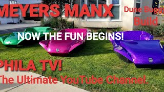 MEYERS MANX VW DUNE BUGGY BUILD UPDATE part1 NEW BODIES ARE HERE LETS TAKE A CLOSER LOOK philatv [upl. by Conlen]