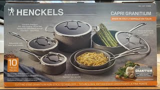 Henckels Nonstick Cookware 10 piece set unboxing and earnest review not sponsored [upl. by Navonoj]