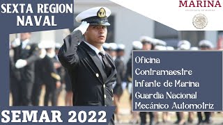 🏅 CONVOCATORIA Marina SEMAR 2022 🚨 Nuevas VACANTES En Sexta Región Naval Manzanillo Colima ✅ [upl. by Schweiker]