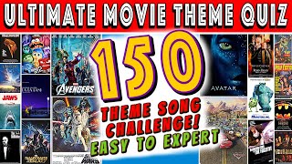 Guess The Movie Theme Song QUIZ CHALLENGE 150 Tracks [upl. by Hardin162]