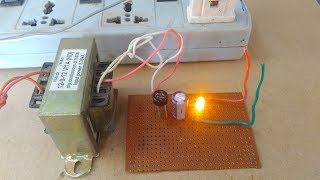 How to make 12v1A DC power supply 230 AC to 12v DCwithout regulator [upl. by Nonnaehr]