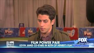 David Henrie on playing Ronald Reagan in new biopic [upl. by Nylednarb756]