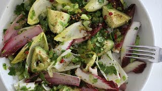 Super Healthy Quick Salad with Avocado Belgian Endive  Vegan Recipe  Heghineh Cooking Show [upl. by Peggi449]